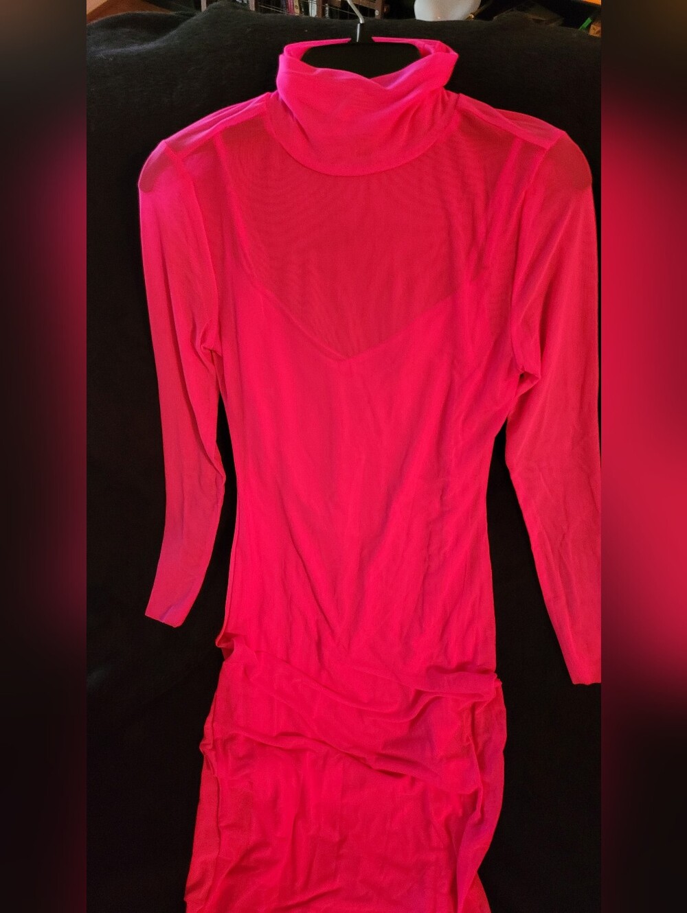 Steve Madden Vibrant Hot Pink Dress